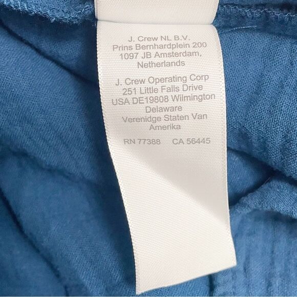 NWT J. Crew Ruffle Strap Gauze Tiered Maxi Dress Teal Blue Size XXL NEW Relaxed - Picture 13 of 15